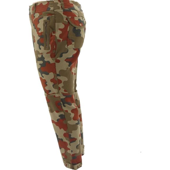GILI Stretch Camo Printed Cargo Pants Olive A382116B - Picture 3 of 9
